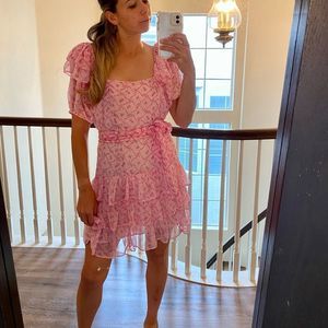 LoveShackFancy Kimbra Silk Dress Sz4